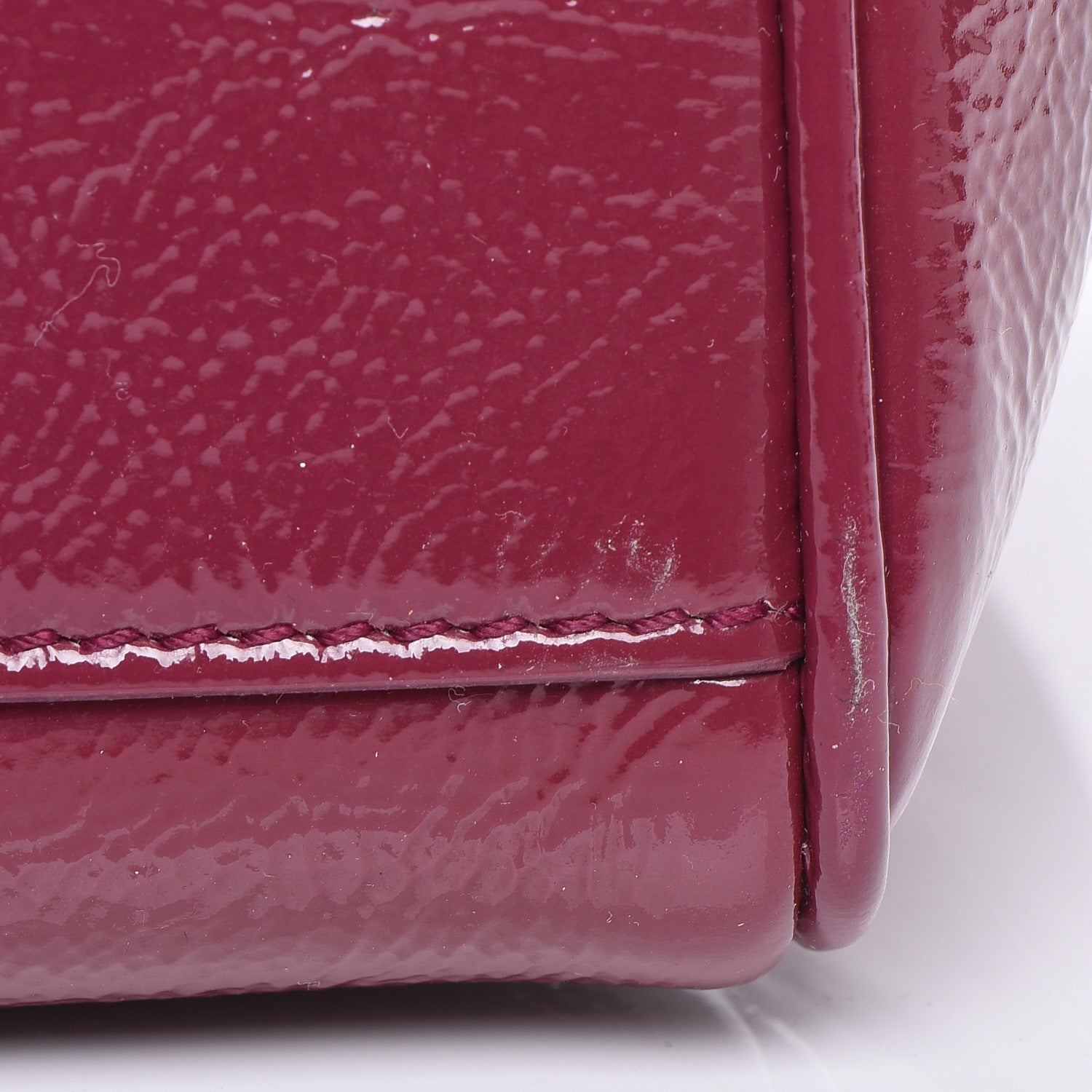 Saint Laurent Textured Patent Mini Bag Fuchsia 9 of 11