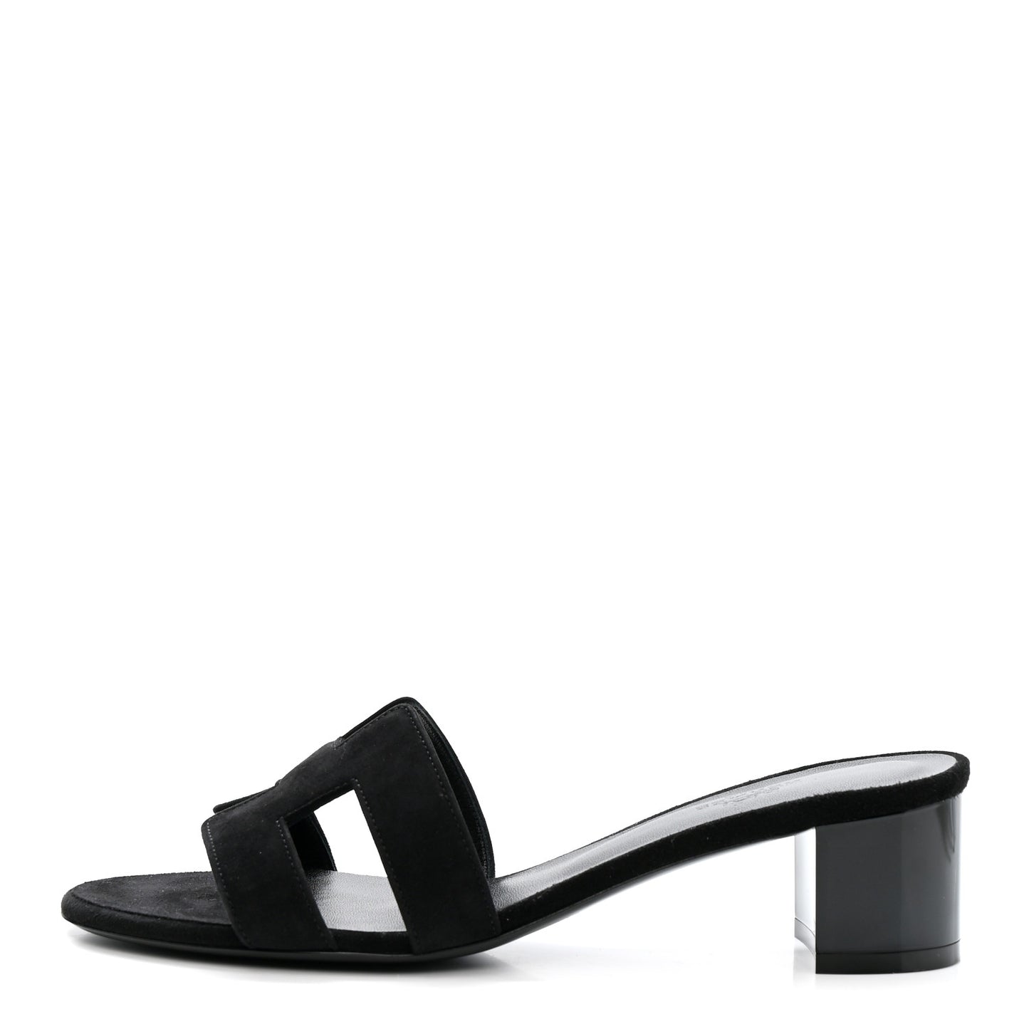 Suede Goatskin Oasis Sandals 38.5 Black