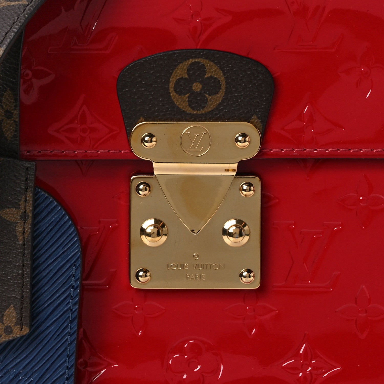 Louis Vuitton Vernis Epi Monogram Spring Street Scarlet 6 of 11
