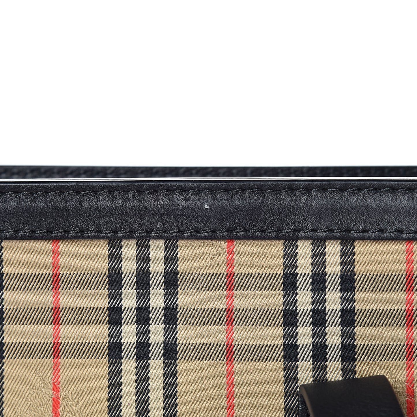 Calfskin Medium 1983 Knight Check Link Tote Brown