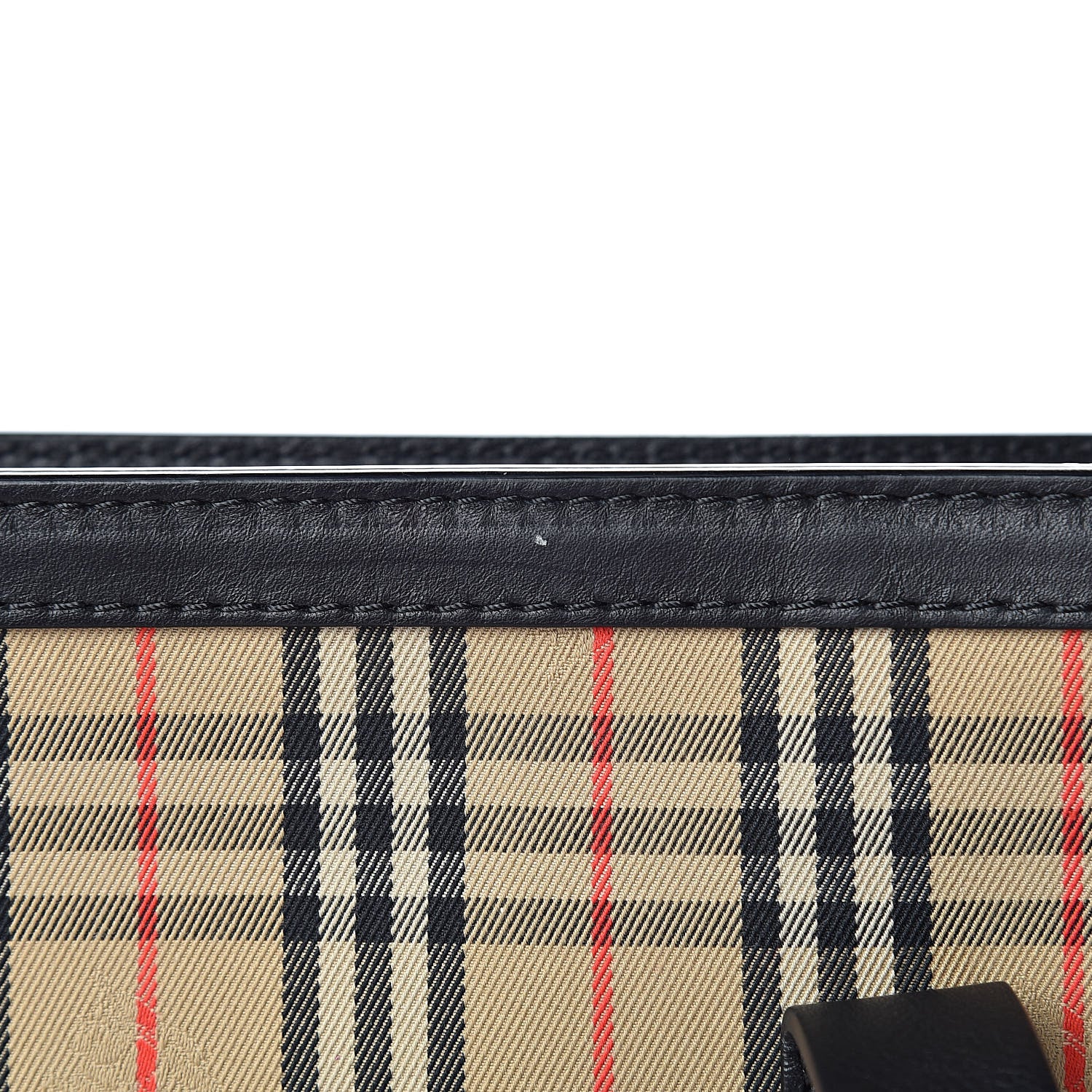 Burberry Calfskin Medium 1983 Knight Check Link Tote Brown 13 of 13