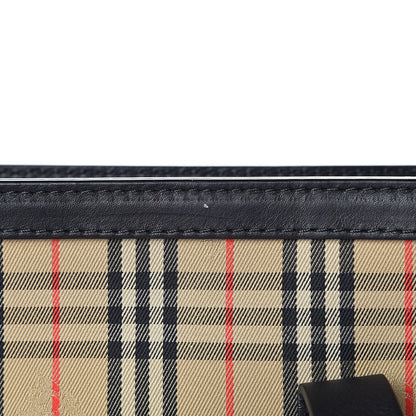 Burberry Calfskin Medium 1983 Knight Check Link Tote Brown 13 of 13