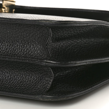 Gucci Dollar Calfskin Interlocking G Shoulder Bag Black 10 of 11