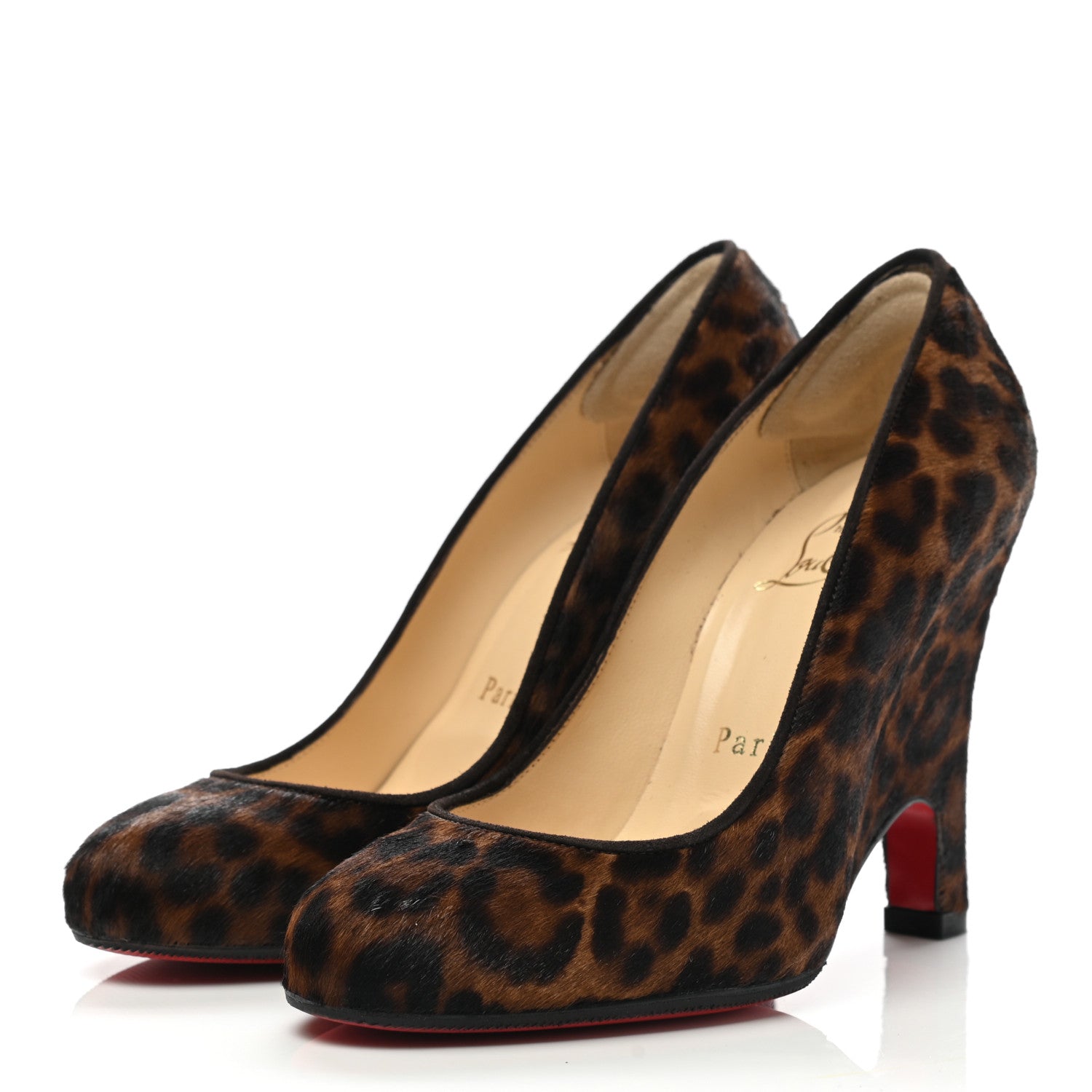Christian Louboutin Pony Hair Morphing 100 Pump 35 Leopard 3 of 9