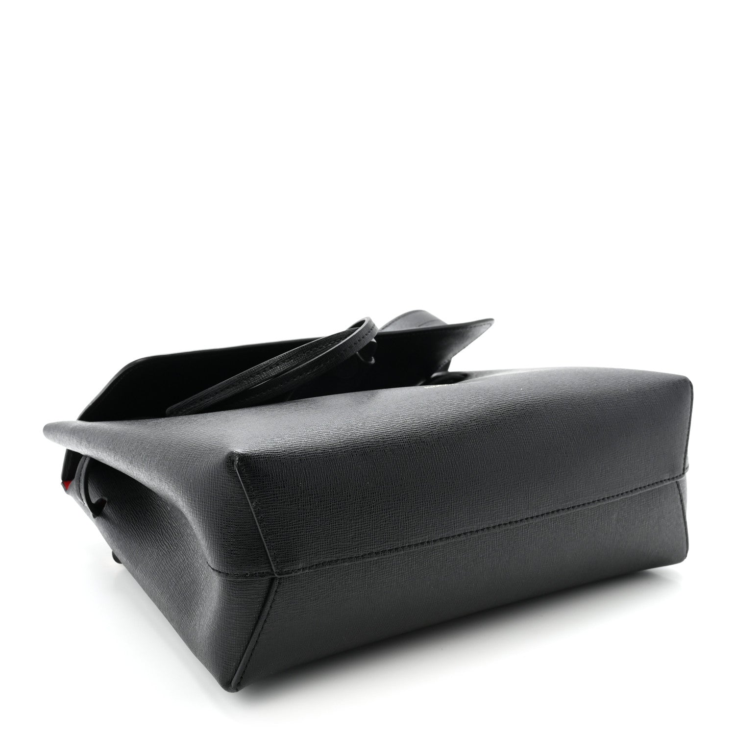Mansur Gavriel Saffiano Mini Lady Bag Black Flamma 4 of 10