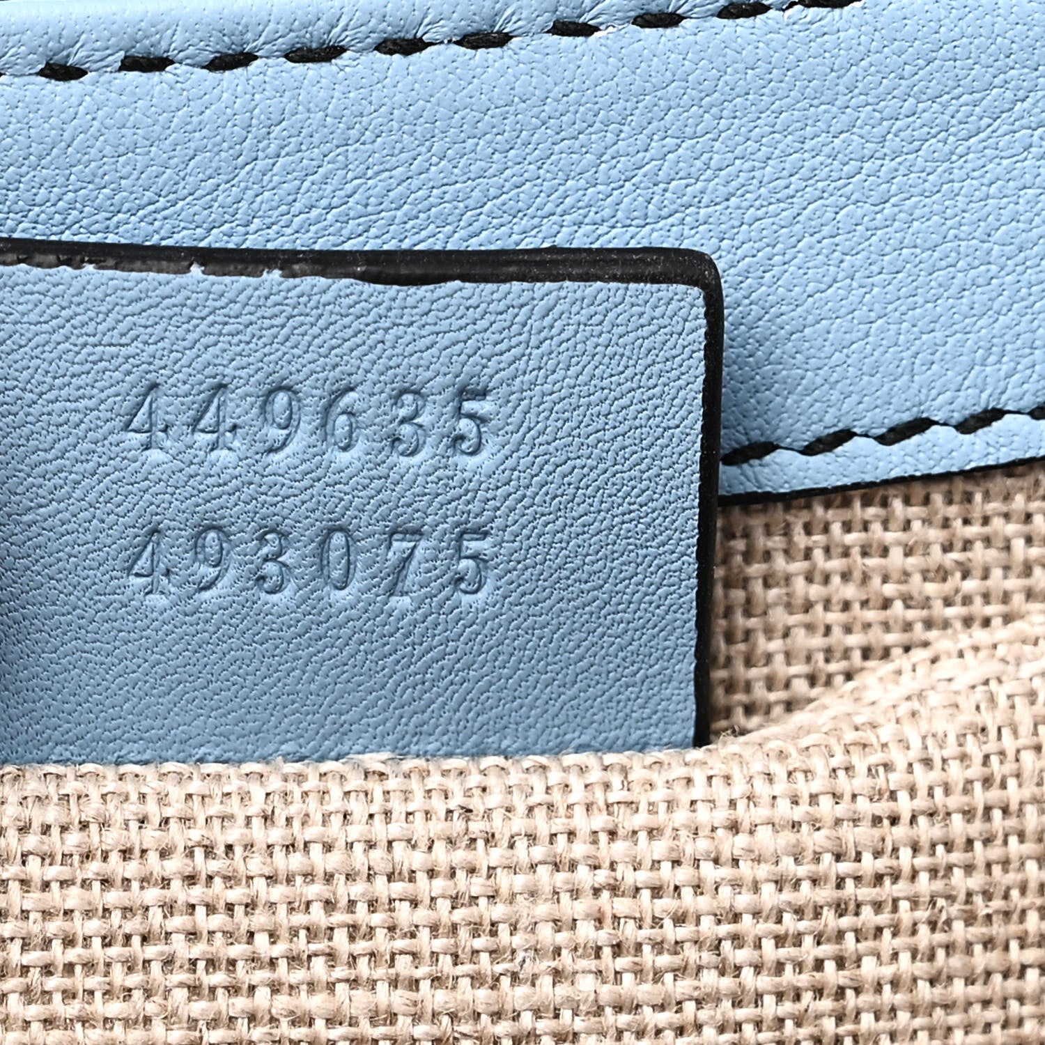 Gucci Microguccissima Medium Emily Chain Shoulder Bag Mineral Blue 7 of 11