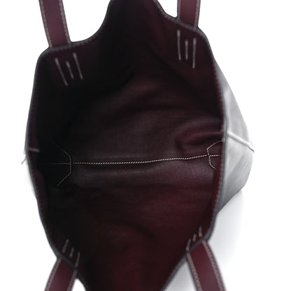 Hermes Veau Sikkim Double Sens 36 Reversible Tote Black Prune 8 of 15