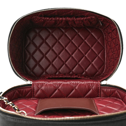 Chanel Caviar Quilted Large Vanity Pouch Black 5 of 9