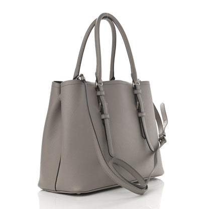 Prada Saffiano Cuir Small Double Handle Tote Pomice 3 of 12
