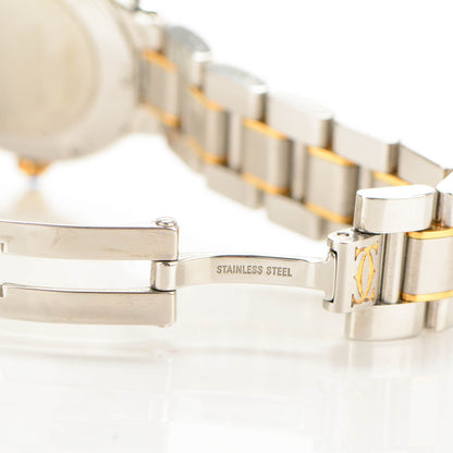 Cartier Stainless Steel 18K Yellow Gold 28mm Must De 21 Quartz Watch 8 of 10