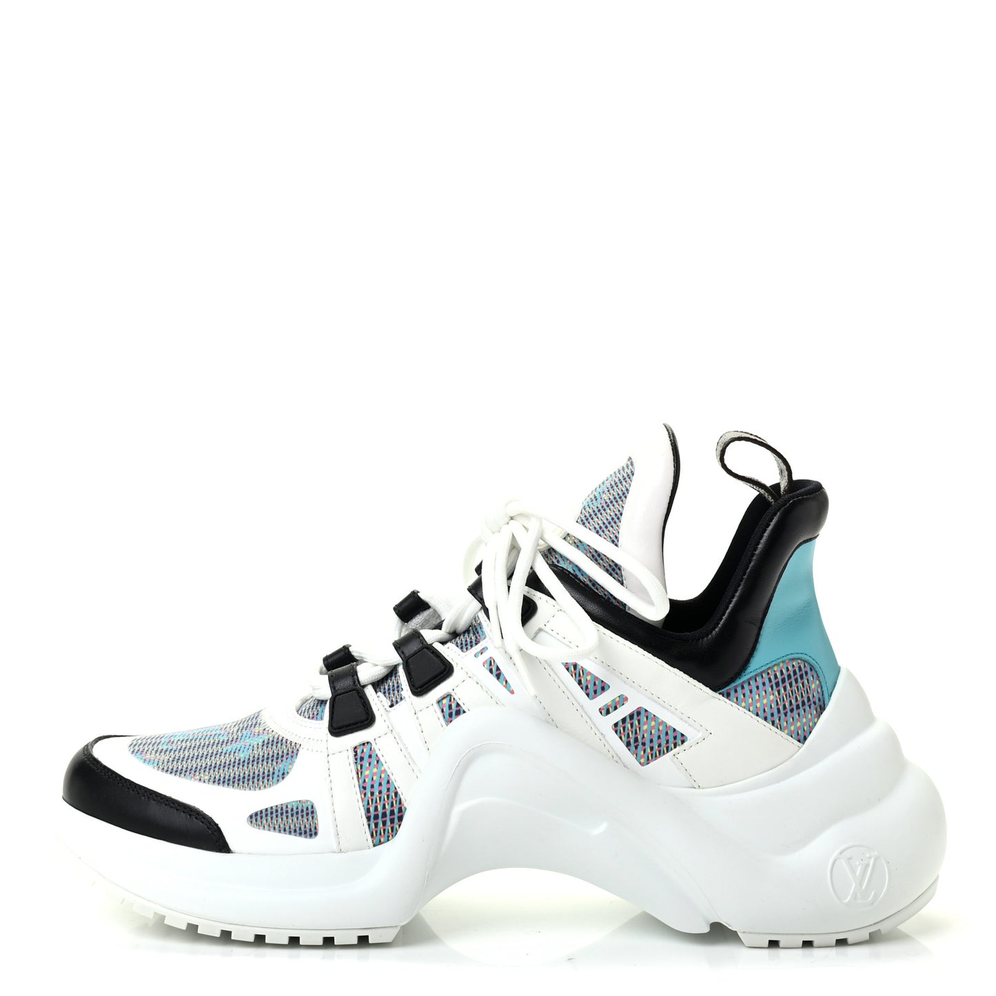 Calfskin Pop LV Archlight Sneakers 41 Blue