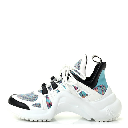 Louis Vuitton Calfskin Pop LV Archlight Sneakers 41 Blue 1 of 9