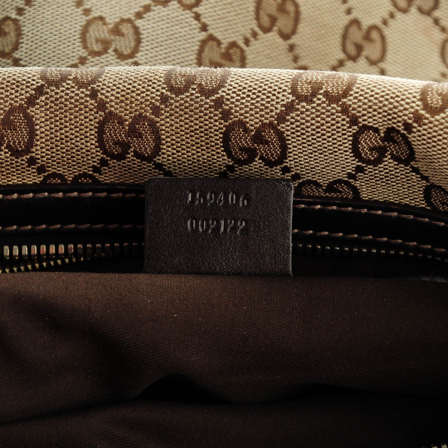 Gucci Monogram Large Studded Hobo Brown 9 of 9