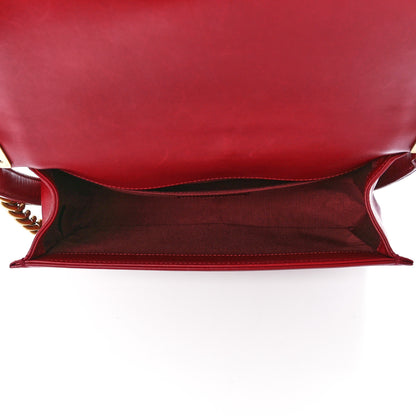 Chanel Lambskin Quilted Medium Boy Flap Dark Red 5 of 11