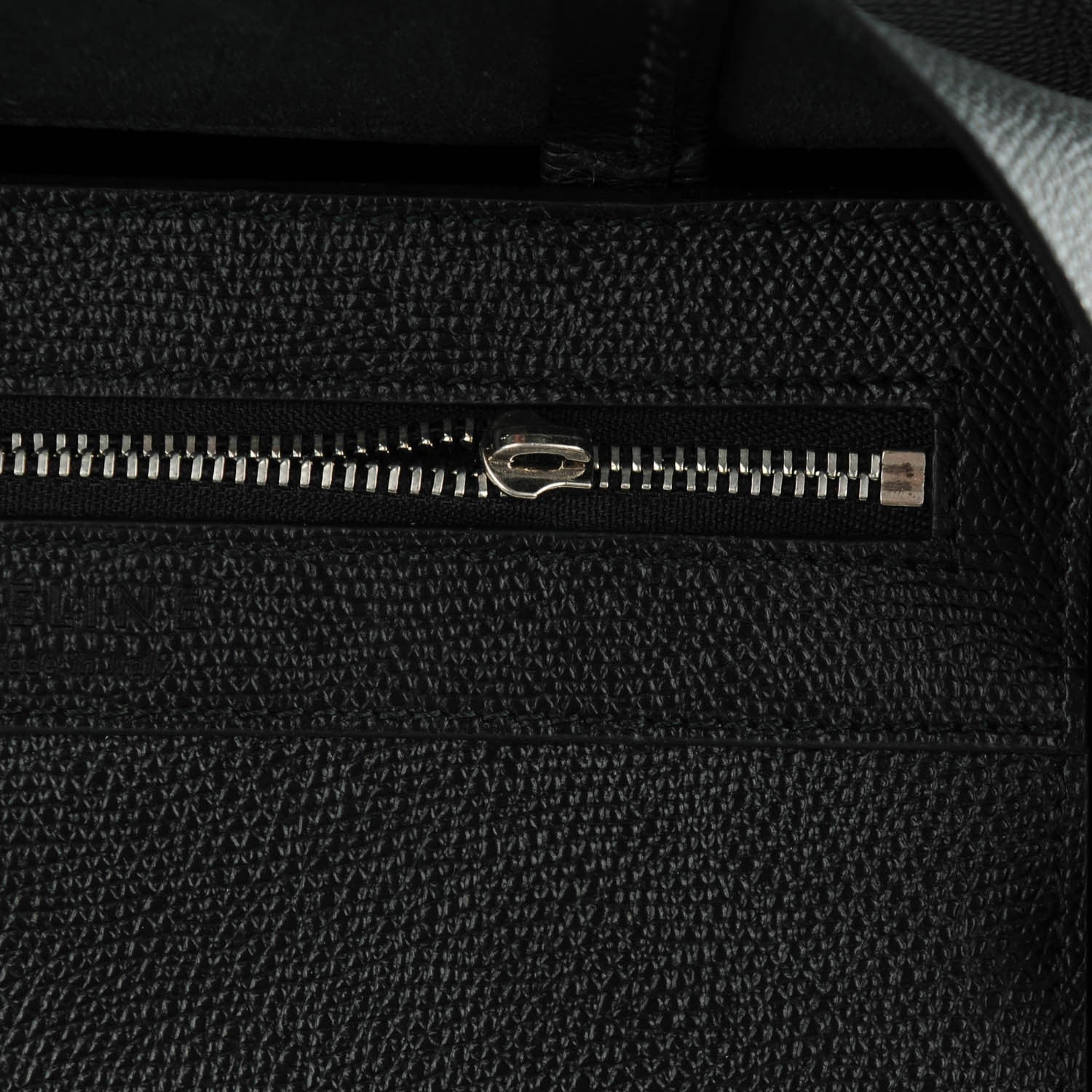 Celine Grained Calfskin Small Vertical Cabas Black 8 of 8