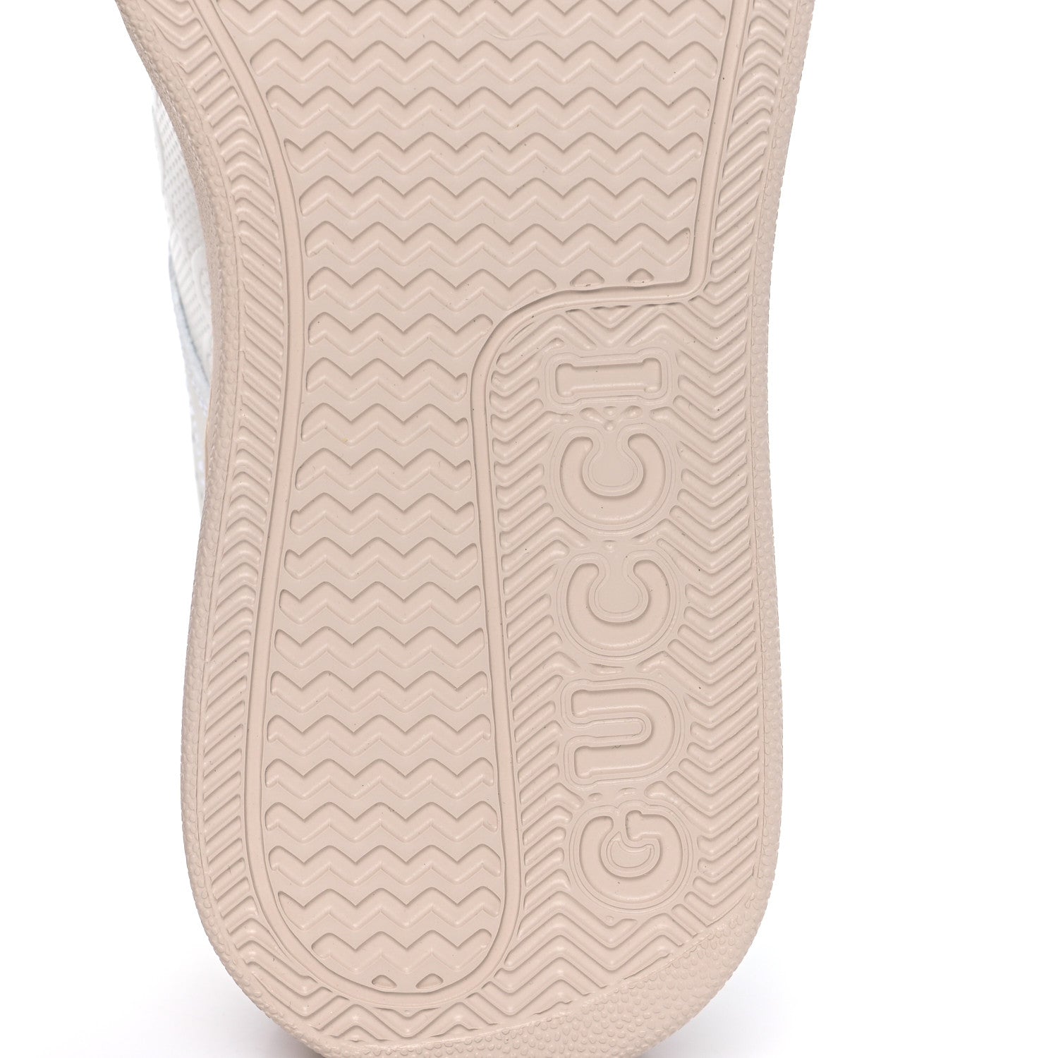 Gucci Calfskin GG Tennis Embossed Womens Platform 55mm Sneakers 40 White 7 of 10
