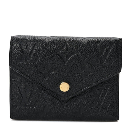 Louis Vuitton Empreinte Victorine Wallet Black 1 of 7