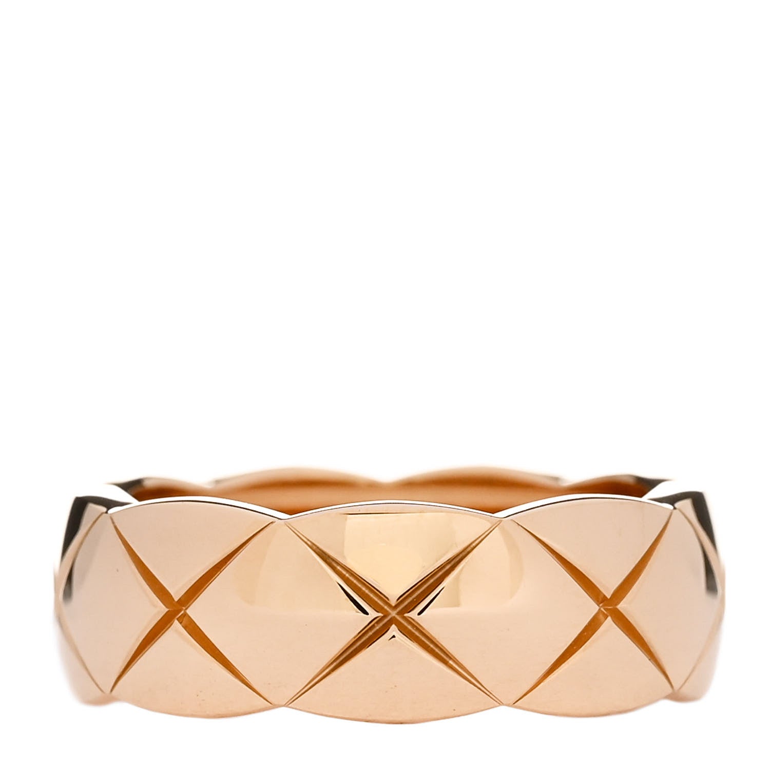 Chanel 18K Yellow Gold Small Coco Crush Ring 52 6 1 of 6