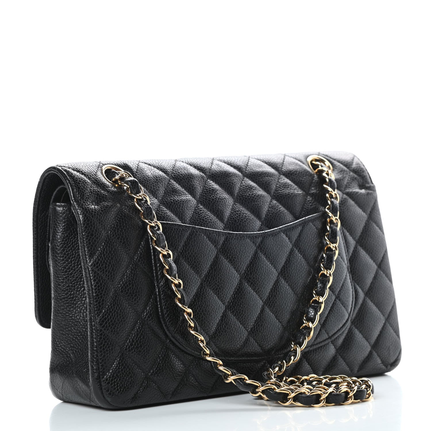 Chanel Caviar Quilted Medium Double Flap Black 4 of 16