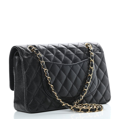 Chanel Caviar Quilted Medium Double Flap Black 4 of 16