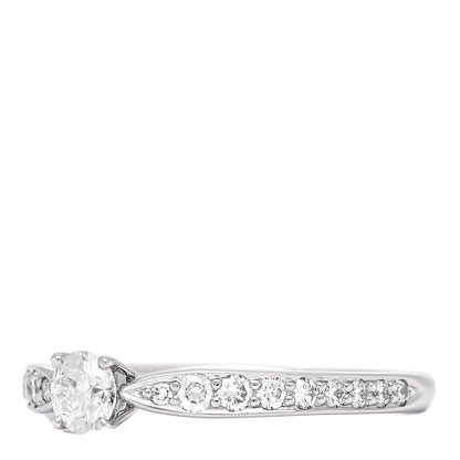 Tiffany Platinum Diamond .21ct Round Brilliant Harmony Engagement Ring 50 5.5 4 of 7