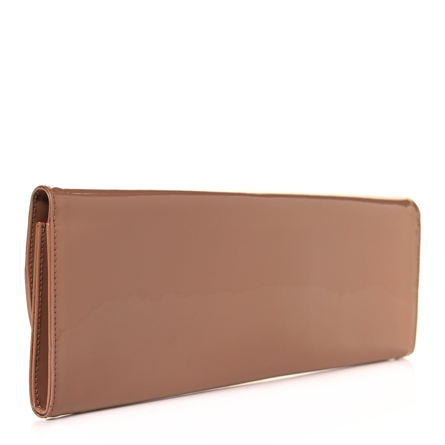 Christian Louboutin Patent Pigalle Clutch Nude 3 of 13