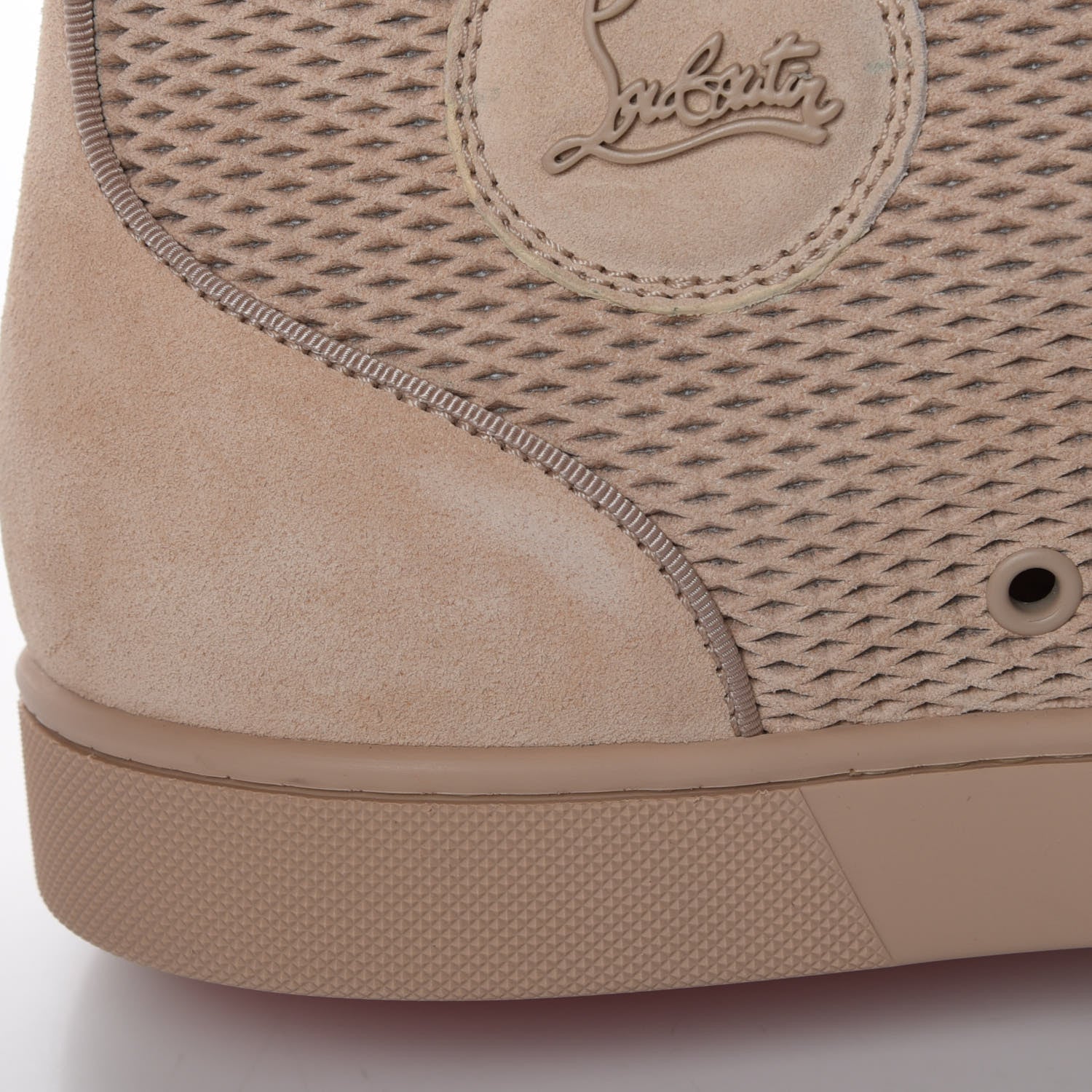 Christian Louboutin Calfskin Suede Mens Rantus Orlato Sneakers 43.5 Crosta 13 of 14