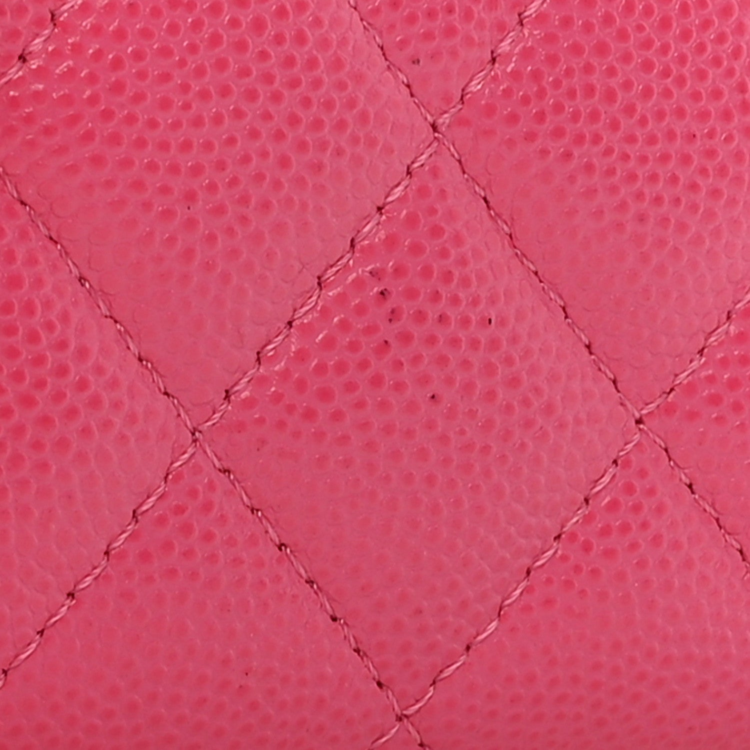 Chanel Caviar Quilted Flap Card Holder Wallet Pink 12 of 13