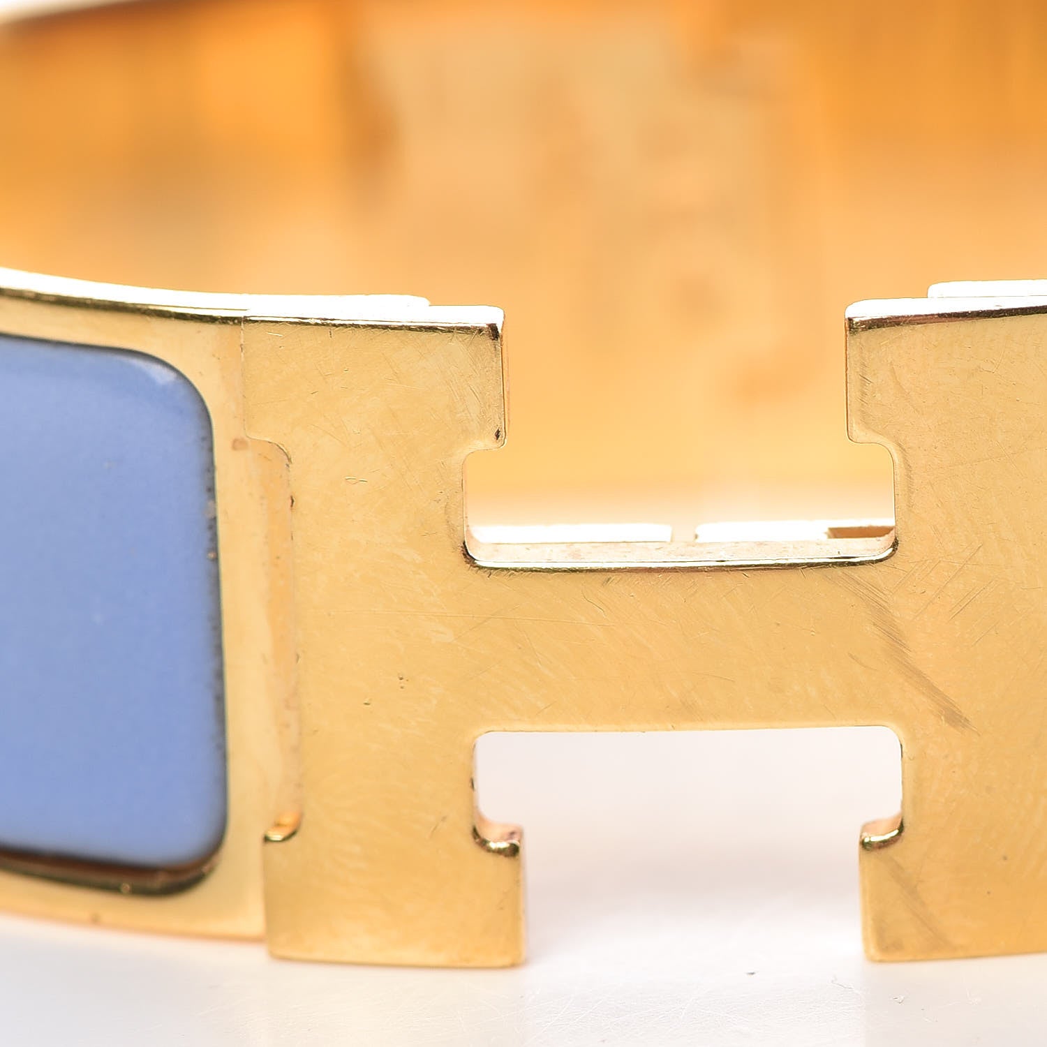 Hermes Enamel Wide Clic Clac H Bracelet GM Lilac 5 of 5