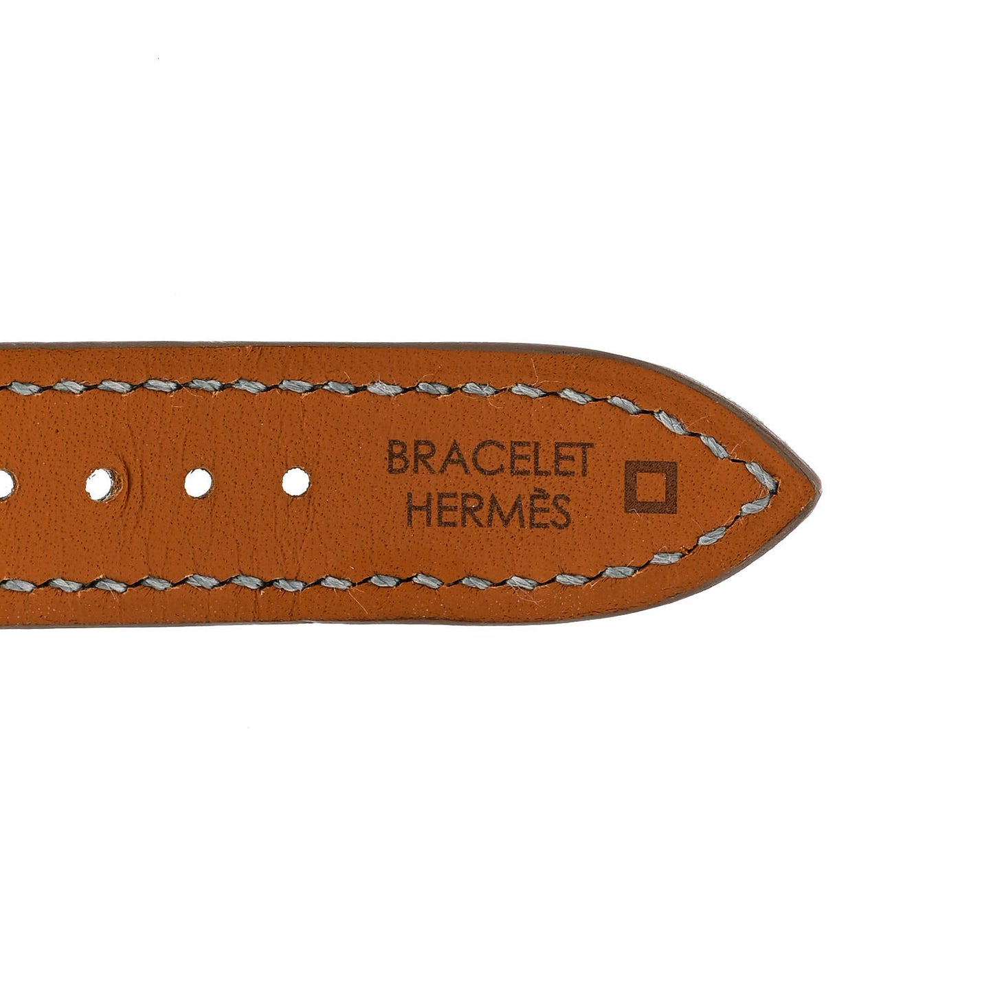Matte Alligator Heure H Hour Watch Strap Gris Mouette