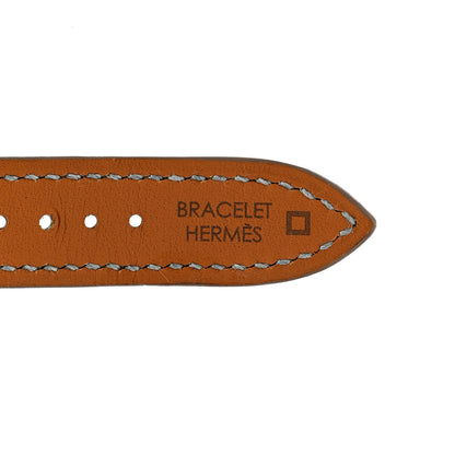 Hermes Matte Alligator Heure H Hour Watch Strap Gris Mouette 5 of 6