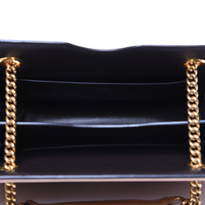 Fendi Vitello King Nubuck Pequin Karligraphy Pocket Shoulder Bag Biscuit Tobacco Moro 5 of 13