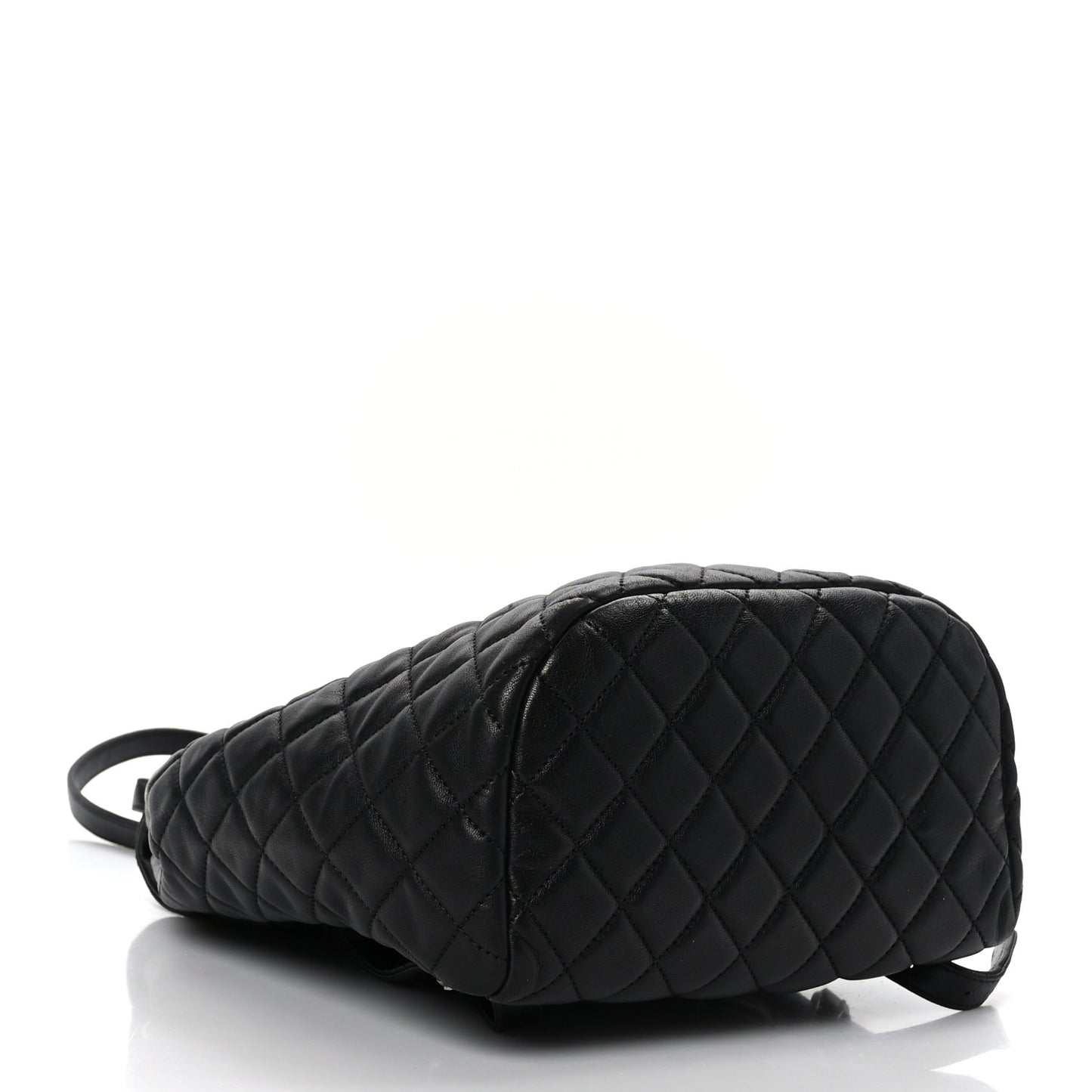 Calfskin Quilted Small Urban Spirit Backpack Black