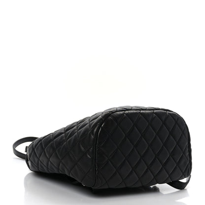 Chanel Calfskin Quilted Small Urban Spirit Backpack Black 4 of 9