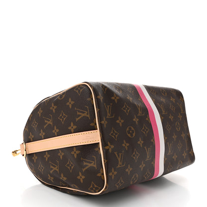 Louis Vuitton Monogram My LV Heritage Speedy Bandouliere 30 Fuchsia White 4 of 9