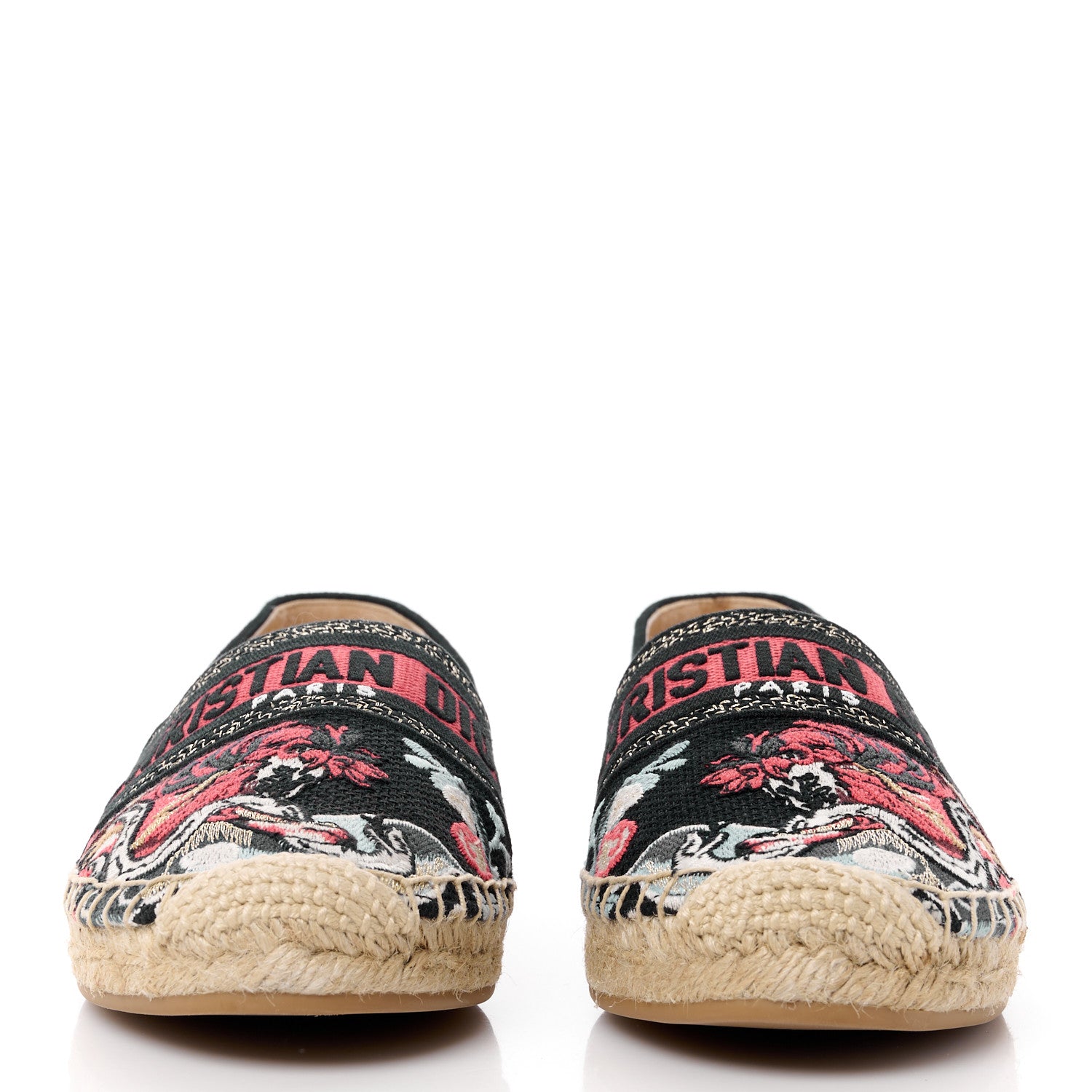Christian Dior Embroidered Pop Granville Espadrille 40 Multicolor 2 of 8