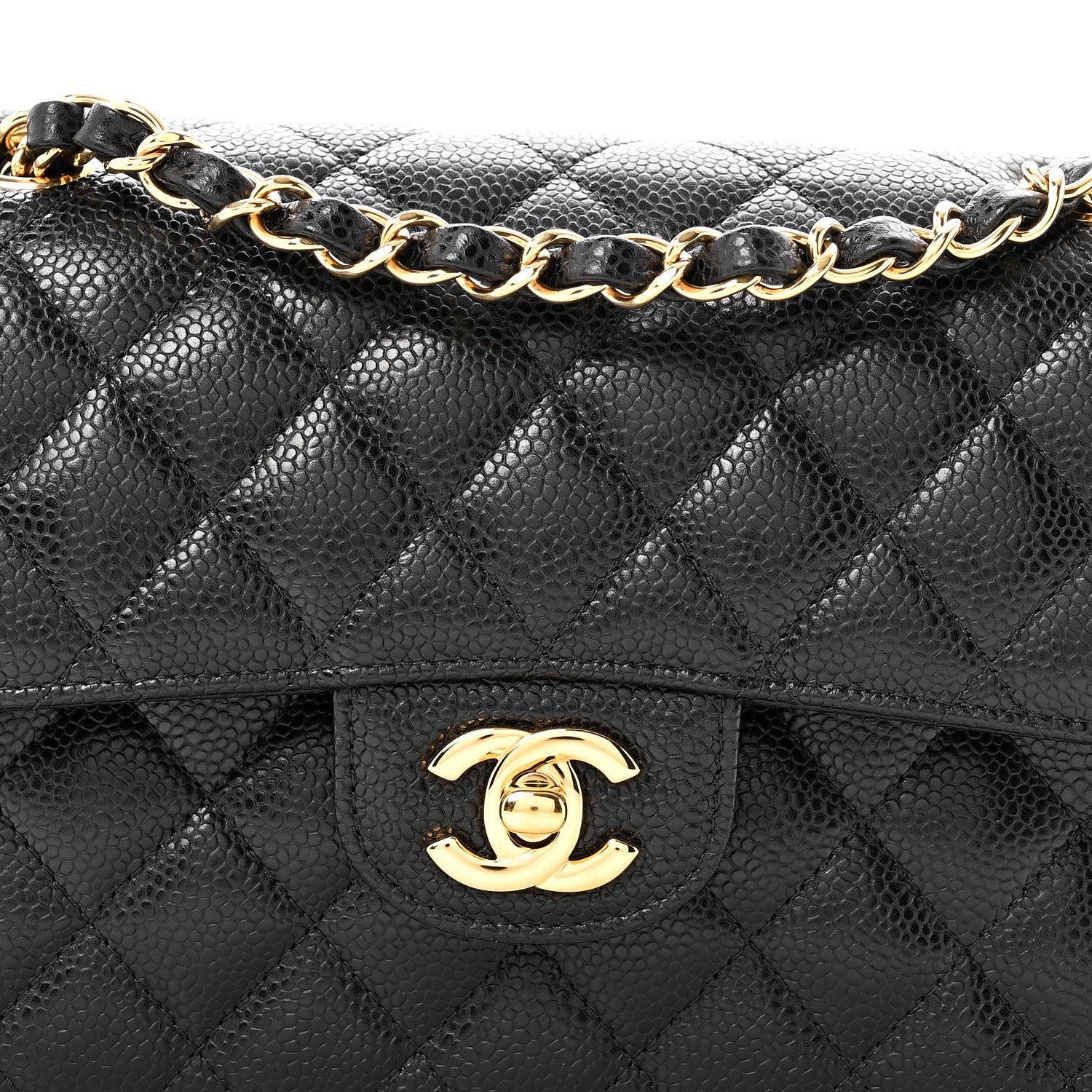 Chanel Caviar Quilted Small Double Flap Black 8 of 14