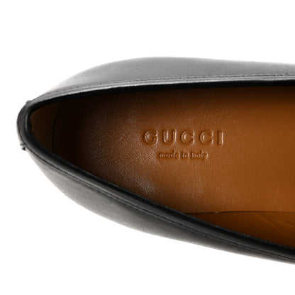 Gucci Calfskin Womens Jordaan Loafers 36.5 Black 8 of 10