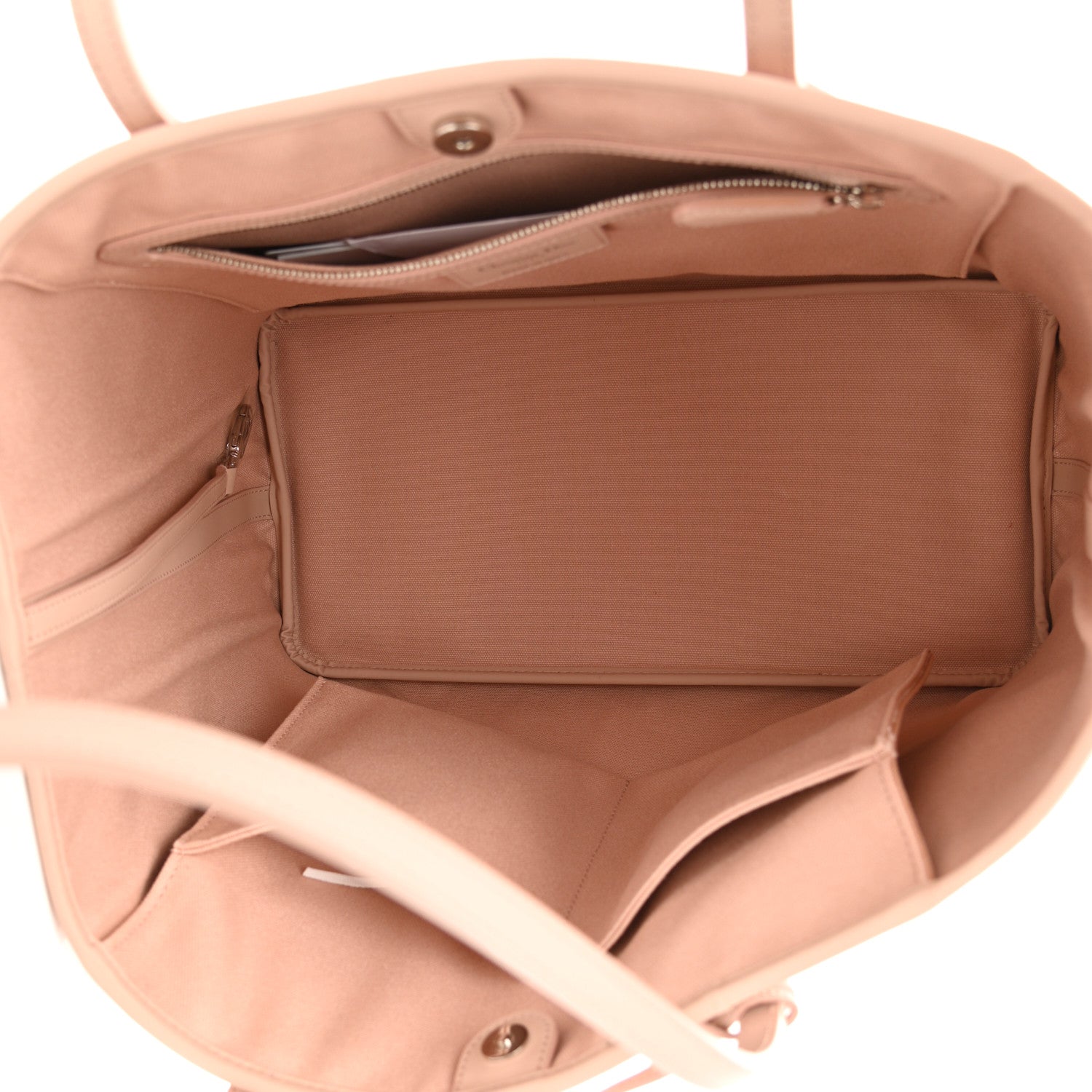 Christian Dior Coated Canvas Cannage Panarea Shopping Tote Rosato 4 of 9