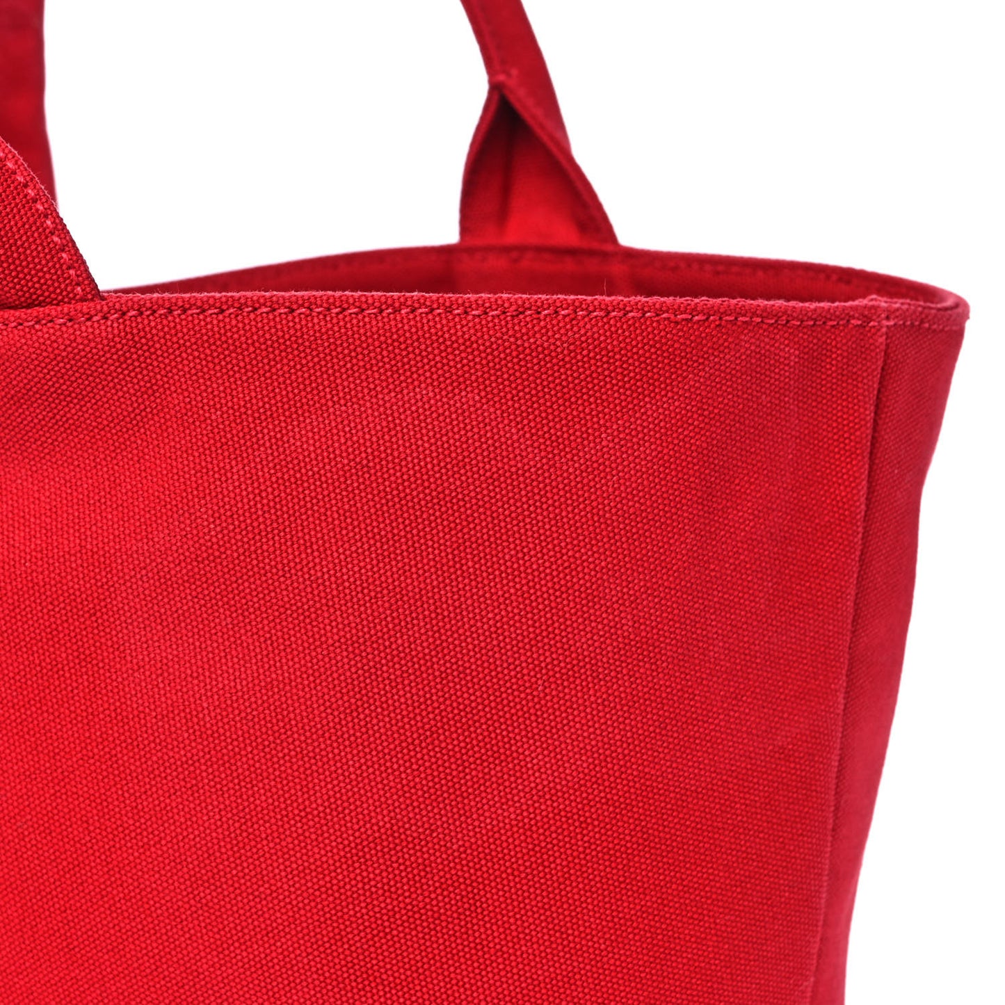 Canapa Logo Bucket Tote Rosso