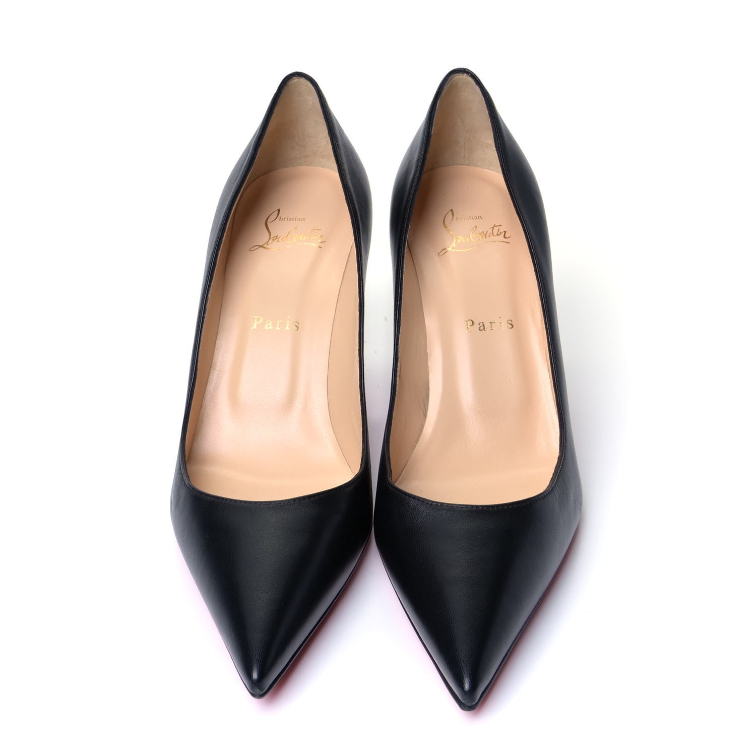 Christian Louboutin Nappa Shiny Decollete 554 70 Pumps 38.5 Black 5 of 8