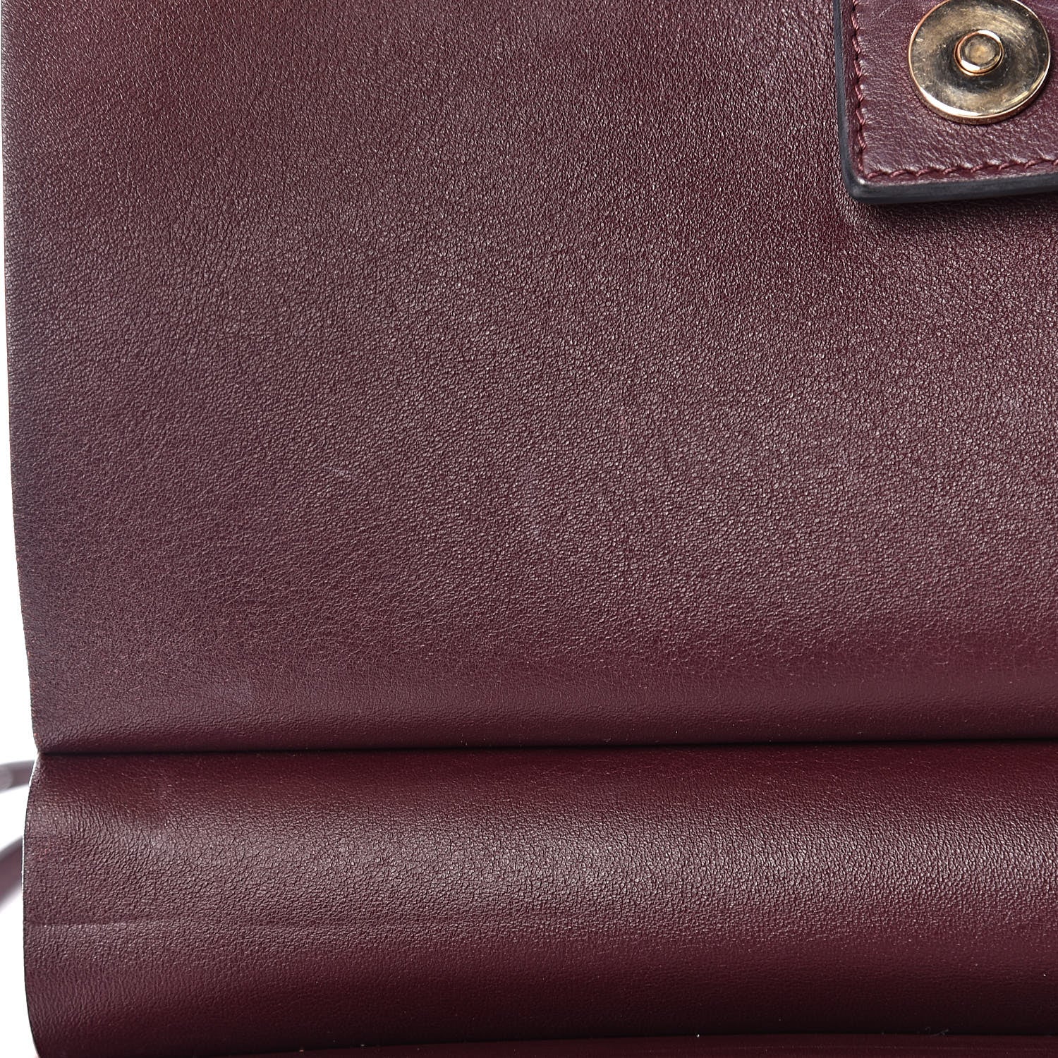 Chloe Suede Calfskin Medium Faye Shoulder Bag Dark Purple 8 of 17