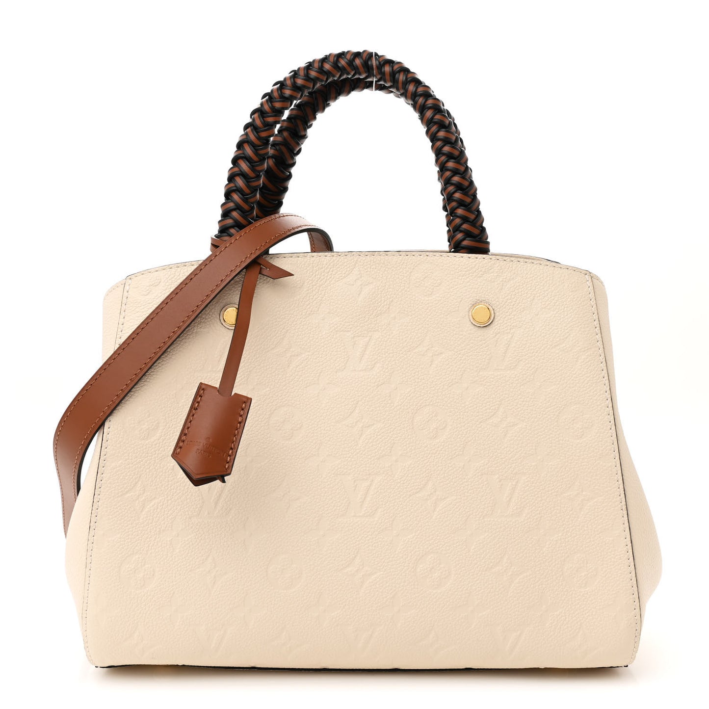 Empreinte Braided Montaigne MM Creme Beige Caramel