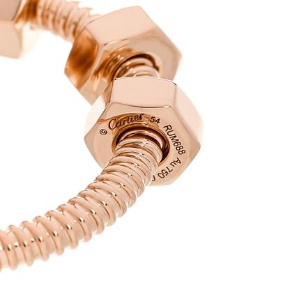 Cartier 18K Pink Gold Ecrou de Cartier Ring 54 6.75 4 of 4