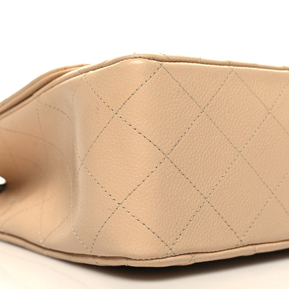 Chanel Caviar Quilted Jumbo Single Flap Beige 9 of 10
