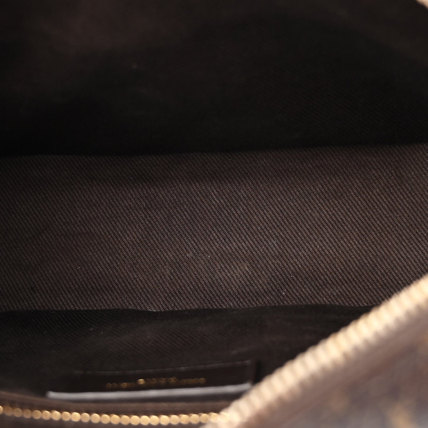 Canvas Smooth Calfskin Le Monogramme Camera Bag Chestnut