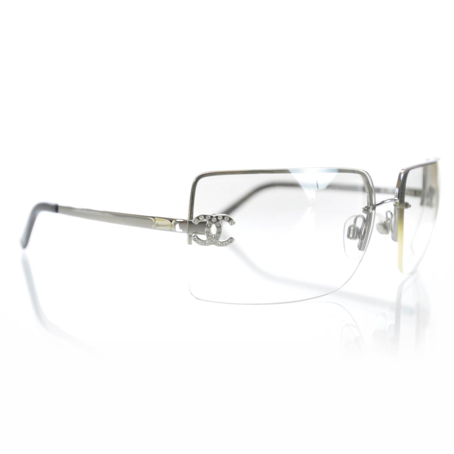 Frameless CC Logo Sunglasses 4092
