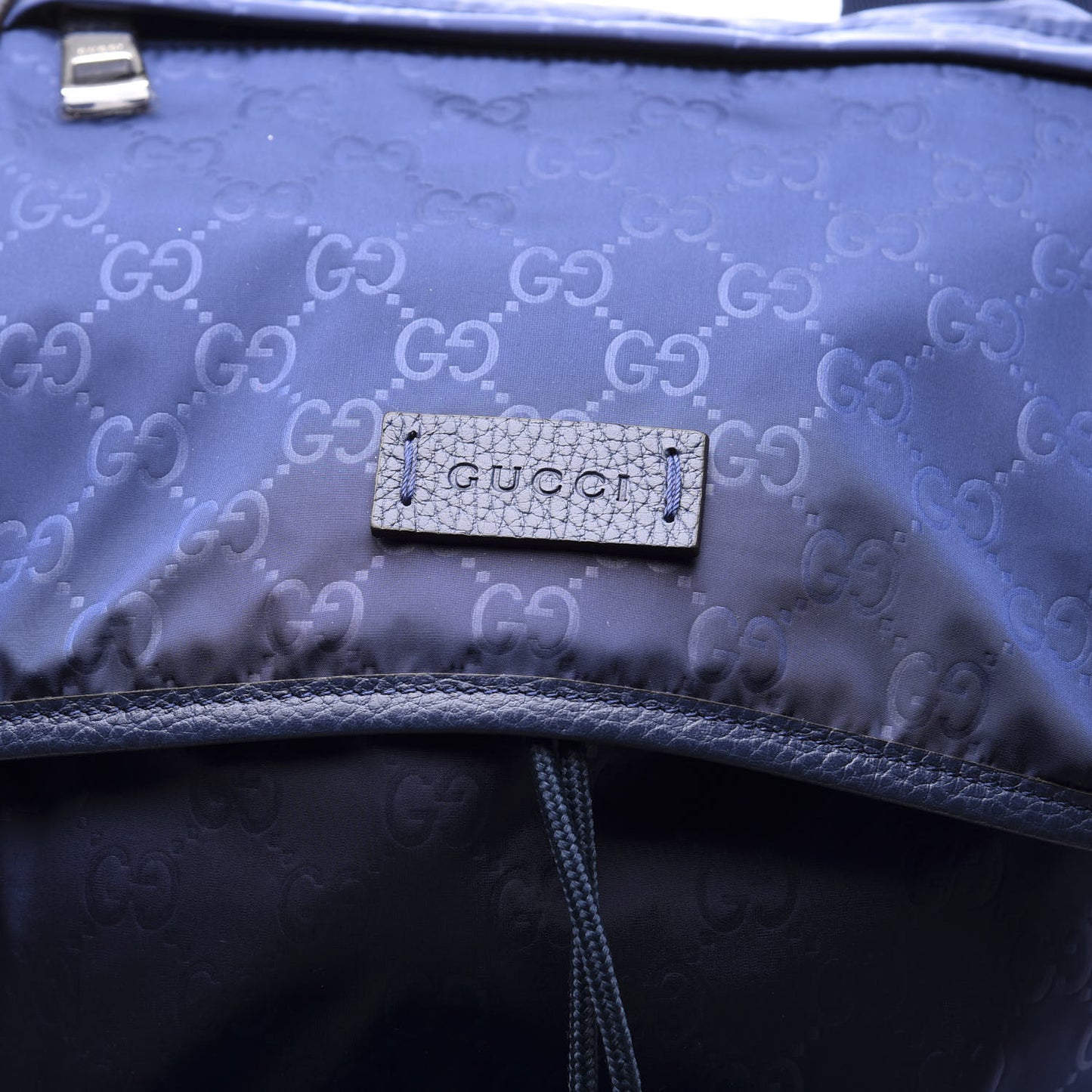Nylon Monogram Medium Light Double Buckle Backpack Tide