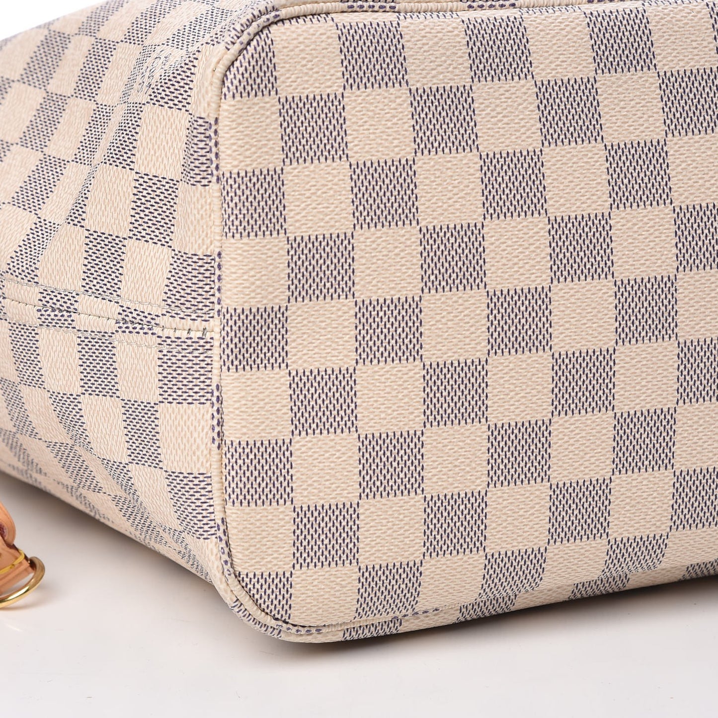 Damier Azur Neo Neverfull MM Rose Ballerine