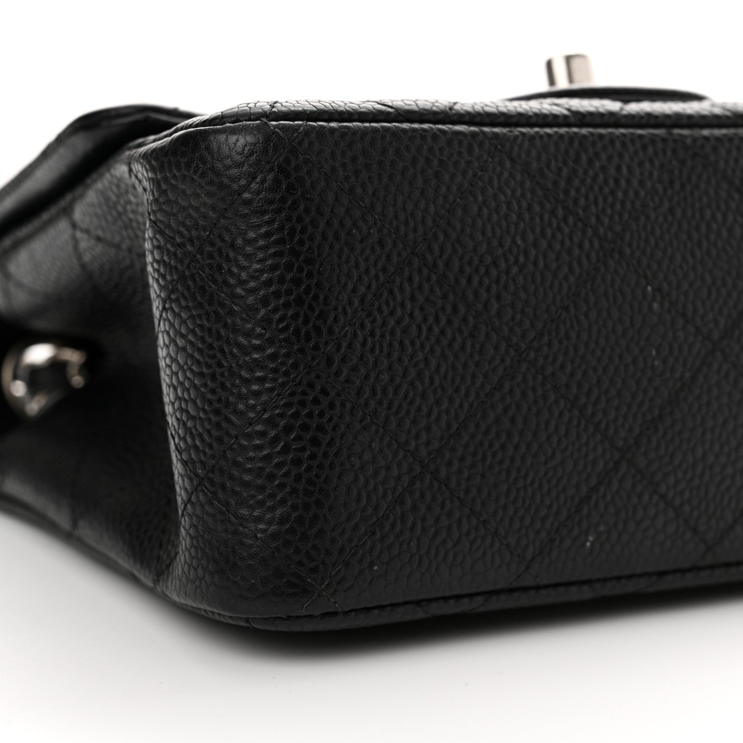 Chanel Caviar Quilted Mini Square Flap Black 9 of 13